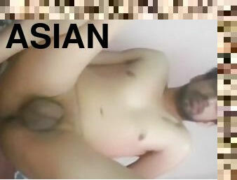 Asian boy masturbating