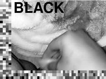 Black and White dildo play