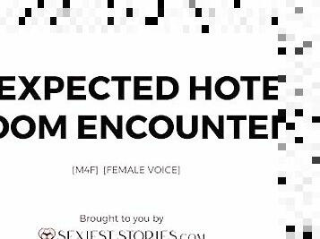 Erotica Audio Story: Unexpected Hotel Room Encounter (Male x Female)