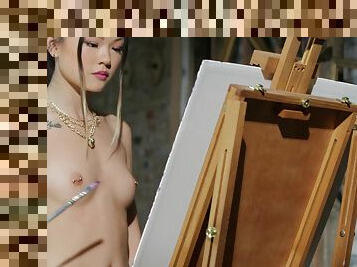 Glamour asian babe Lulu Chu erotic video