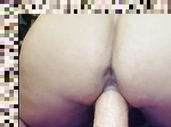 Thick cock dildo in my pussy