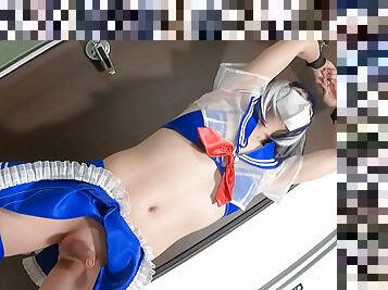 Shylily Japanese Vtuber Cosplay femdom Dildo Vibrator play , Ladyboy Crossdresser sissy