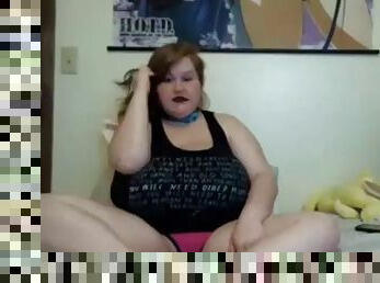 Plumper amateur teen masturbation on live cam