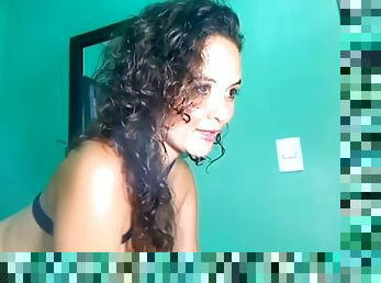 Colombian latin webcam girl