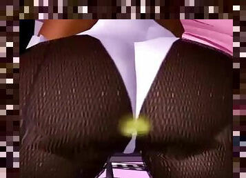 3d hentai big tits and wet pussy licking