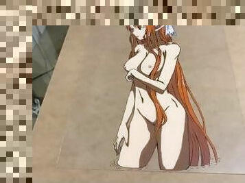 Sexy Nude Asuna glasspainting_NotOnlyPorn_