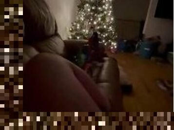 MILF Masturbating at Christmas