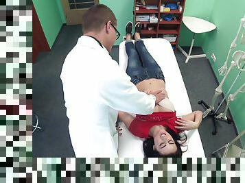 Doctor ass fucks teenager after checking her pulse
