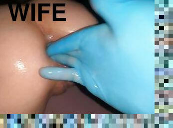 Wife anal fisting