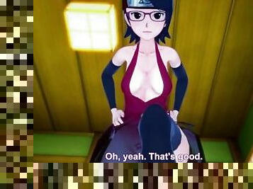 Sarada Uchiha Naruto Boruto Feet Hentai POV