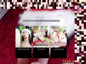 Santa's little helpers are naughty babes milfs boobs