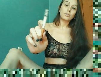 Spread Legs Smoking, Smoking Fetish, Smoking, C4S 26814, Smoking Cigarette, Human Ashtray