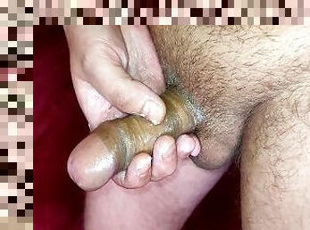 pappa, masturbation, anal, gay, massage, fingerknull, juckande, första-gången, sperma, ensam