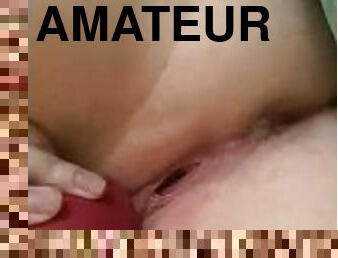 pussy, squirt, amatør, leke, alene