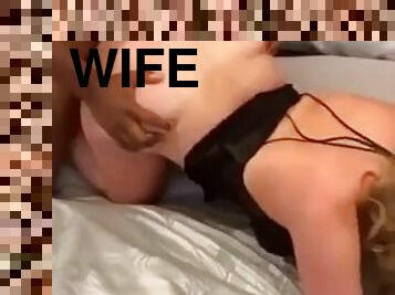 Hotwife with my husband recording