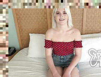 Shes 19 and blonde with a big meaty pussy