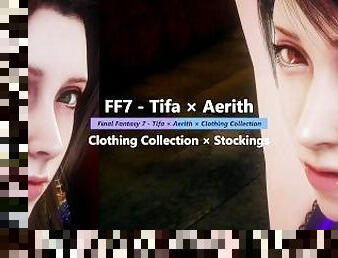 Final Fantasy 7 - Tifa × Aerith × Clothing Collection × Stockings - Lite Version