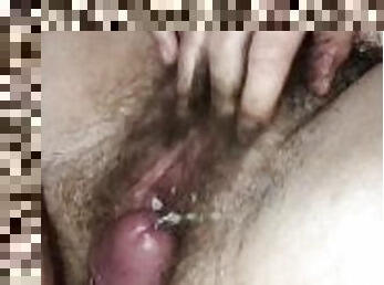 hårig, orgasm, fitta-pussy, amatör, anal, mogen, cumshot, sprut, naturlig, fitta