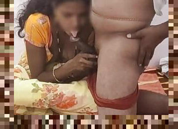 Indian village wife blowjob cumshot HD xxx