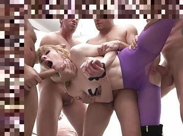 Alisia 6on1 Domination Wet Gangbang Dp+dvp+dap+triple Vaginal, Cum Swallow, Atm, Atp