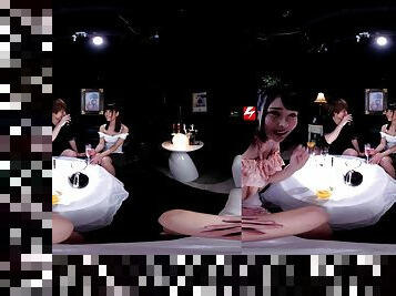 Nipponese randy vixens VR video