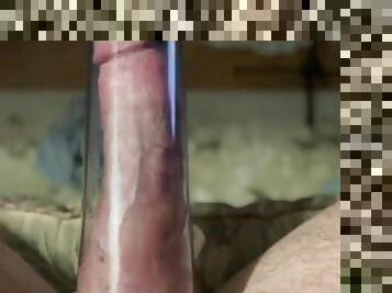 Massive Cock Pumped - 10 inch twitching giant !