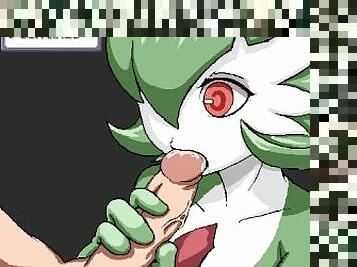 Pokemon hentai version - Gozando na boquinha da minha gardevoir