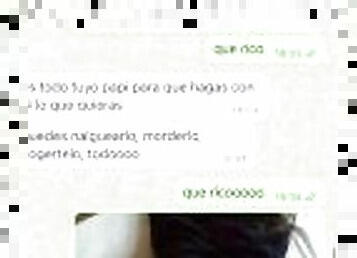 Novia de mi Amigo Whatsapp Parte 3 me la Cogi Sin Condon