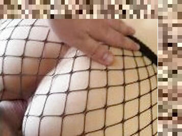 Fuck girl in fishnet