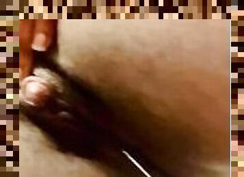 POV Face sitting  Ebony bbc Big clit trans ftm Dripping transgender Cumshot orgasm pansexual tease