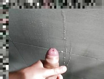 Masturbating in shower