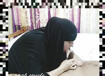 Wife In Hijab Takes Down Black Cock in Mouth