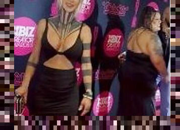 Rocking the red carpet at xbiz awards