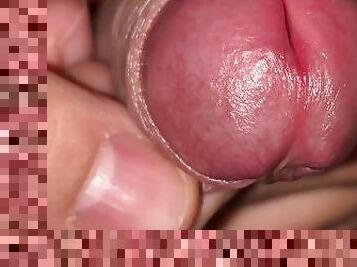 VERY Close CUMSHOT of my Stepbrother - Great HANDJOB