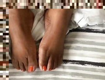 amateur, peju, perempuan-afrika, zakar-besar, pasangan, perempuan-besar-and-gemuk, kaki, merangkap, fetish, merangsang-dengan-kaki