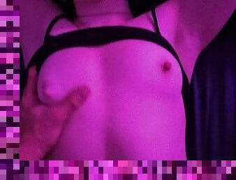 alat-kelamin-wanita, amateur, tegar, pasangan, perempuan-murah-slut, pov, comel-cute, kecil