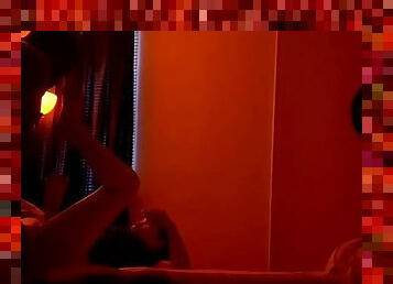 Sexy Asian babe quietly does 69 in Asian massage parlor