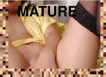 masturbation, fru, amatör, mogen, milf, fingerknull, pov, webbkamera, dildo, ensam