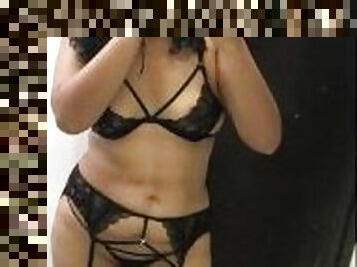 My best friend's girlfriend sends me a hot video, she was dancing and showing me her new lingerie