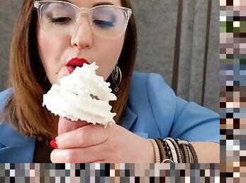 (343) Whipped Cream Blowjob and Ruined Orgasm (720p)