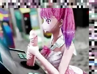 Futa Futanari Lesbian Anal 3D Hentai