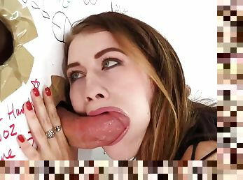 Misha Cross Huge Dick Gloryhole Porn