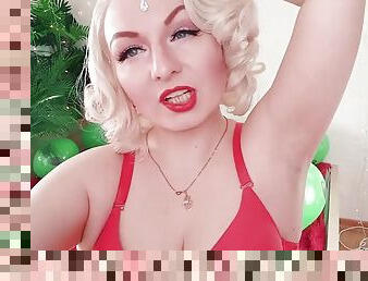 Femdom Video: Mistress in red lingerie teases sweaty armpits Arya Grander