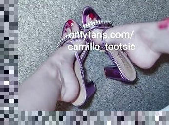 milf, compilation, pieds, britannique, douce, assez, fétiche, cocu, humiliation, jambes