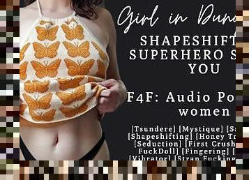 F4F  ASMR Audio Porn for women  Strong Superhero Saves you and whisks you away for questions