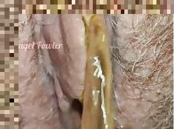 baignade, poilue, pisser, chatte-pussy, lesbienne, belle, chatte, fétiche, douche, femme-dominatrice