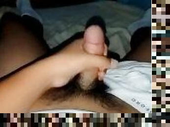 jerking and moaning in white underwear and socks (AMOY TAMOD NA NAMAN ANG KWARTO)