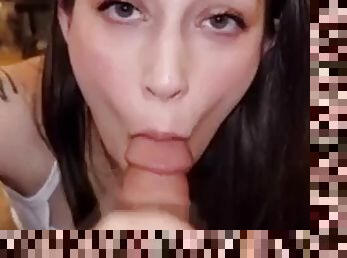 Onlyfans POV Brunette Blowjob Handjob Cumshot