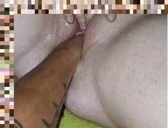 Fisting pregnant wifey