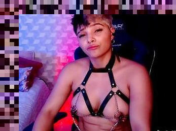 Joi and dom session, this mistress will make you cum and countdown for you